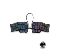 YIVU CORNE V4 Wired Split Mechanical Keyboard 40% Layout 3 * 6 orthogonal ergonomics Support Vial Key remapping Custom hot-swappable RGB Gaming Keyboard pre-Lubricated Linear Switch Smooth Feel