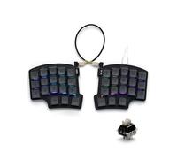 YIVU wired split mechanical keyboard 40% layout 3*5 orthogonal layout PBT keycaps ergonomic Support QMK/VIAL key remapping Hot-swappable RGB gaming keyboard Pre-lubricated linear switches Smooth feel