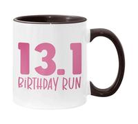 YIVXA Home Coffee Mug 11 Oz Half Marathon Running Lover Runner 131 Birthday Run Cup Accent Mug
