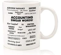 YIVXA Office Mug Accountant Gift Appreciation Funny Accounting Mug Accounting Swear Words Coffee Cup Gift for Men 11 Oz