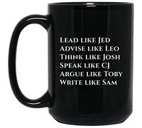 YIVXA Purchasing Mug 11 Oz West Wing Characters Inspired Mug Lead Like Jed