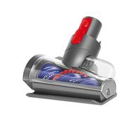 Yivy Mini Electric Brush Head Compatible with Dyson V7 V8 V10 V11 V15, Spiral Design to Prevent Hair Tangles, for Upholstery, Mattresses, Clothing, and Sofas, Removes Mites & Allergens