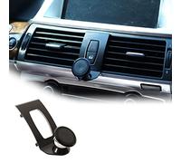 YIWANG 3 Colours Alumium Alloy Mobile Phone Holder Trim For X5 E70 2007-2013 X6 E71 2008-2014 Car Accessories (Black)