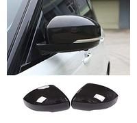 YIWANG ABS Car Side Rearview Mirror Cover Trim 2Pcs For Evoque 2016-2019,For Discovery Sport 2015-2019,For Jag F-Pace X761 Side Wing Mirror Cap Parts (Carbon Fiber)