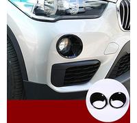 YIWANG ABS Chrome Front Fog Light Lamp Cover Trim 2pcs For X1 F48 2016 2017 2018 2019 Auto Accessories (Gloss Black)