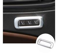 YIWANG ABS Chrome Interior Car Door Seat Memory Button Frame Trim Cover For Stelvio 2017-2020 Auto Accessories