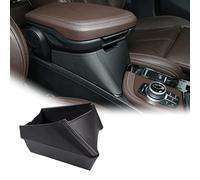 YIWANG Car Center Armrest Storage Box Container Tray For X1 F48 2016-2019, For X2 F47 2018 2019 Left Hand Drive (Black)