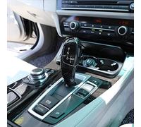 YIWANG Carbon Fiber Gear Shift Knob Cover Trim for F20 F30 F31 F34 X5 F15 X6 F16 X3 F25 X4 F26 F10 (Right Hand Drive)