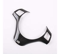 YIWANG Carbon Fiber Style ABS Chrome Car Steering Wheel Decoration Cover For 1 3 Series 5 Door M Sport Coupe E82 E87 E90 E93 2005-2014 Auto Accessories (Carbon Fiber)