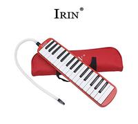 YIWENG 32 Piano Keys Melodica Musical Education Instrument for Beginner Kids Gift with Carrying Bag Red,Students' Gift