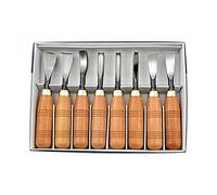 YIWENG 8 in 1 8 Pcs Wood Cutter Wood Carving Tools Woodworking Tool Detail Chisel Home Household Multifunction Utility Tool Set