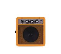 YIWENG amplifier,5W Mini Guitar Amplifier Amp Speaker with 3.5mm & 6.35mm Inputs 1/4 Inch Output Supports Volume Tone Adjustment Overdrive,guitar amp 5W