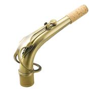 YIWENG Bent neck,B65 Alto Saxophone Sax Bend Neck Brass E-flat Alto Sax Elbow 24.5mm Nozzle with Professional Leather Pad Heat-Insulating Sax Replacement Part,Sax Bend Neck for Alto Saxophone