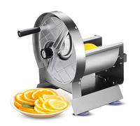 YIWENG Commercial Manual Vegetable Fruit Slicer 0.2-1mm Adjustable Thickness Stainless Steel Manual Vegetable Cutter Machine for Slicing Fruit Potato Lemon Onion Cabbage Tomato