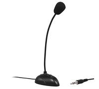 YIWENG Computer Microphone Desktop Capacitive Microphone Wired Microphone 3.5mm Interface for Lecture Conference Voice Chat,Capacitive Microphone