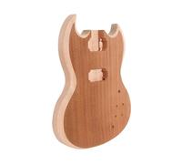 YIWENG DIY Electric Guitar Unfinished Body Guitar Barrel Blank Wooden Guitar Body Replacement Parts,unfinished guitar body