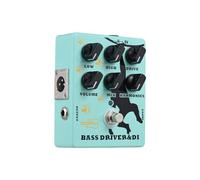 YIWENG Driver and DI Box Bass Effector Pedal for Electric Bass Guitar with XLR Output Bass Amp Pedal True Bypass DC 9V 6.35mm Input/Output Interface