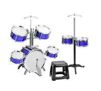 YIWENG Drum Set Jazz Drum Kit with Stool 7 Drums Musical Percussion Instruments for Beginner Holiday Gifts Thickened PVC Drumhead Easy Installation,drum