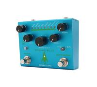 YIWENG effector,Guitar Effect Pedal Digital Reverb with Buffer/Reverberation Guitar Pedal Dual Footswitch Reverb Pedal with 8-Mode Reverb Selection for Guitar Bass - COSMIC BLUE,Dual Footswitch Rever