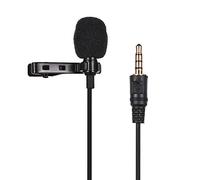 YIWENG microphone,Mini Tie Lapel Clip-on Wired Microphone Mic 3.5mm Plug for Smartphone PC Laptop Chatting Singing Karaoke with Carry Case,3.5mm Mics