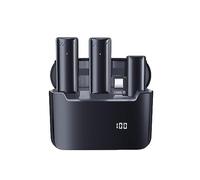 YIWENG microphone,Mini Wireless Microphone for Mobile Phone 360° Omnidirectional Lapel Mic Noise Reduction Compatible with Type-C Android Smartphone Tablet for YouTube Facebook Live Streaming Video Re