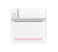 YIWENG Portable Pocket-size Thermal Printer Wireless BT Printer Simple Operation Support Photo Notes Errors Text Memo Printing Pink,Portable Printer