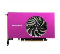 YIWENG RX550-2G 4HD 4-Screen Graphics Card Support Split Screen 10bit Color Depth HDR 2G/128bit/GDDR5 Memory 4 HD Output Ports,Split Screen Graphics Card
