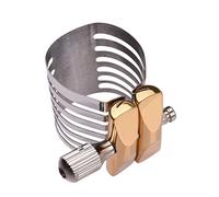 YIWENG saxophone,Single Screw Adjustment Saxophone Ligature Compact Durable Sax Ligature for Tenor Saxophone,sax ligature alto