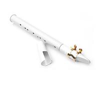 YIWENG Saxophone,White Mini Pocket Saxophone Portable Little Sax with Black Carrying Bag Woodwind Instrument,woodwind instrument