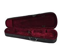 YIWENG violin case,Professional 4/4 Full Size Violin Triangle Shape Case Box Hard & Super Light with Shoulder Straps for Stradivarius Violins Burgundy,Violin Holder