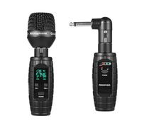 YIWENG wireless audio transceiver,Wireless Transmitter and Receiver UHF Wireless Guitar Transmitter Receiver with Microphone for Dynamic Microphone Audio Mixer Electric Guitar Bass Wireless Microphone