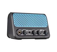 YIWEOG 10W Small Electric Guitar Amp Clean Overdrive 2 Channel Reverb Effect Portable Guitar Practice Speaker for Daily Practice Street Performances Supports Plug and Play BT/Headphone Connection