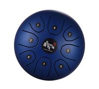 YIWEOG 5.5 Inch Mini 8-Tone Steel Tongue Drum C Key Percussion Instrument Handpan Drum with Drum Mallets Carry Bag