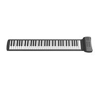 YIWEOG 61 Keys Roll Up Piano with Built-in Speaker 16 Tones 6 Demos Supports Recording Sustain Headphone Jack Silent Hand Roll Piano Flexible Silicone Electronic Keyboard
