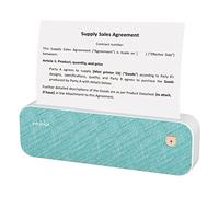 YIWEOG A4 Paper Printer Direct Thermal Transfer Wireless Printer Mobile 216mm Mini Mobile Photo Printer USB BT Connection with 1 Roll Thermal Paper Support 2''/3''/4''/8.5'' US Letter Legal Paper