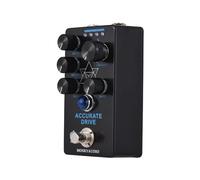 YIWEOG ACCURATE DRIVE Guitar Drive Bass Effects Pedal Volume/Bright/Drive/Gate/Attack-4 Mode DC 9V 6.35mm Input/Output Interface Electric Guitar Drive Bass Effector with True Bypass
