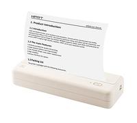 YIWEOG MT810 A4 Portable Paper Printer Thermal Printing Wireless BT Connect Compatible with iOS and Android Mobile Photo Printer Support 210mm/110mm for Outdoor Travel Home Office Printing Sketches