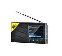 YIWEOG Radio Set Digital DAB & Radio with BT, Portable Digital Radio Reable Wireless DAB+FM Receiver with Stereo Speaker Sound System, LCD Display, Multi-Language