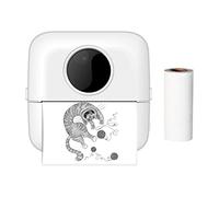 YIWEOG X5 Thermal Photo Printer Pocket Label Maker 200dpi Wireless Receipt Printer for Work Plan Memo Study Notes Lists Journal Printing Compatible with Android iOS Smartphone