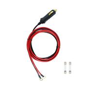 YIWOFUWO Heavy Duty 13AWG Male to Cigarette Lighter Male Plug, 12V Car Power Adapter Replacement Plug with LED Lights and 20A Fuse（10FT）