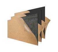 YIWONFU 3Pcs Acrylic Sheets, A4 Black Plastic Sheet Craft Making Sheet Photography Backdrop Mirror for Painting, Sign and More Craft DIY (3Pcs-A4/29.7x21cmx2mm)