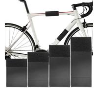 YIWONFU Bicycle Frame Protector 4 Sizes Bike MTB Carbon Frame Protector Chainstay Guards, Anti-Scratch Neoprene Protective Cover, Bicycle Accessories Attachment, Black