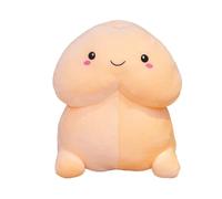 YIWOYI 10/20cm Cute Flesh-colored Penis Plush Toy Pillow Sexy Soft Toy Stuffed Funny Cushion Simulation Lovely Gift for Girlfriend (pink smile,20cm)