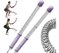 YIWOYI Adjustable Ropeless Battle Ropes 2026 Cordless Weighted Training for Home Gym|Portable Exercise Equipment for HIIT,Strength,Full Body Workout-3 lbs|Men,Women(Purple)