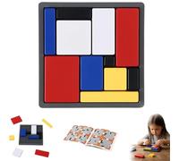 YIWOYI Logic Puzzle Brain Teaser Game for Kids & Adults - 88 Challenges Across 4 Difficulty Levels for Training and Educational Fun(1pcs)