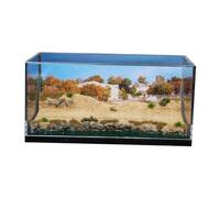 YIXANNX 1/64 Scale Car Model Display Case Creating Stunning Diorama Parking Garage Scene For Enthusiasts Desert Scene Model Enhancing Any Room With Aesthetic 1/64 Scale Car Display Case Scenic Diorama