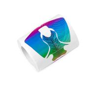 YIXANNX 100 Packs Nail Extension Stickers Manicure Tips Form Builders Mold Curve Art DIY Self-Adhesive Paper Stencil, YC20