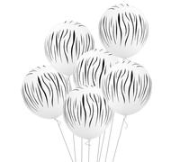 YIXANNX 100pack/lot Australian Party Decorations Set Dog Paw Print Biodegradable Balloons For Birthday Latex Free Balloons Latex, Zebra, 100pieces