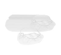 YIXANNX 100Pcs Durable Beard Nets Protective Beard Covers for Hygienic Disposable Protectors, White, elastic