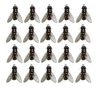 YIXANNX 20pcs Bionic Fly Fishing Bait Colorful Soft Lures For Fish Attraction Color Small Fly Hook Fishing Bait, A, S